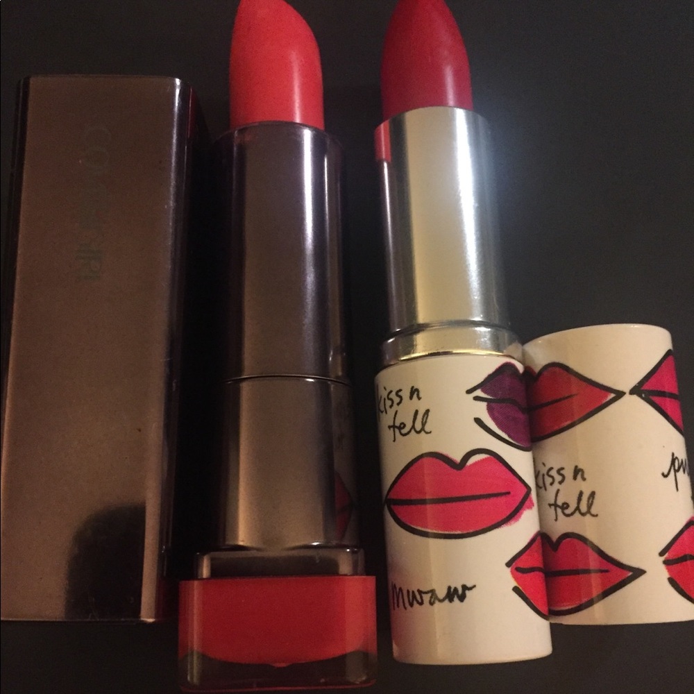 Two lipsticks. Clinique & Covergirl